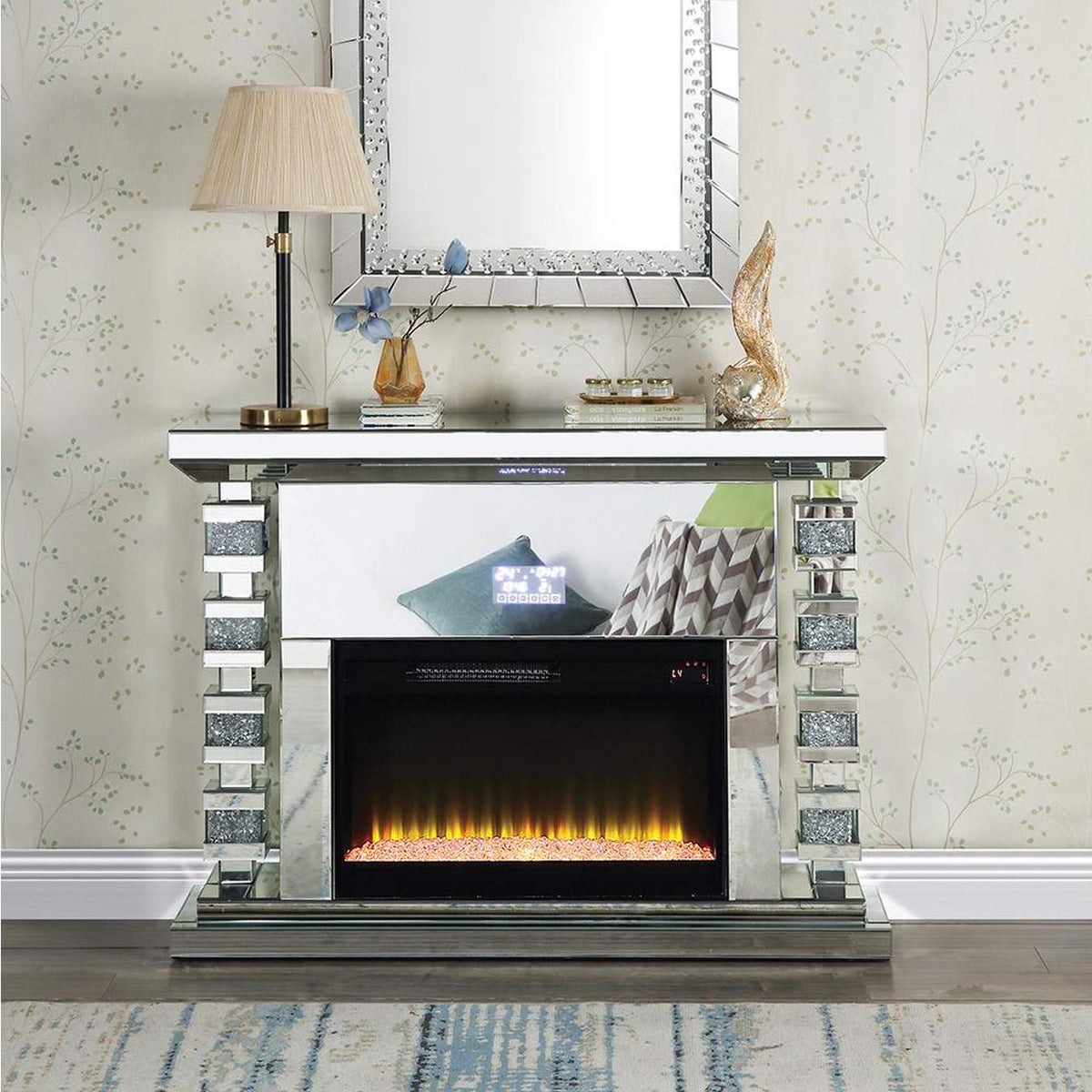 AC00509 Noralie Fireplace with Bluetooth