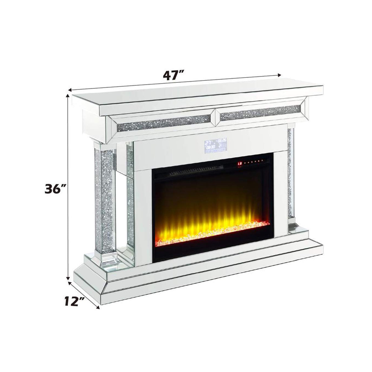 AC00510 Noralie Fireplace with Bluetooth