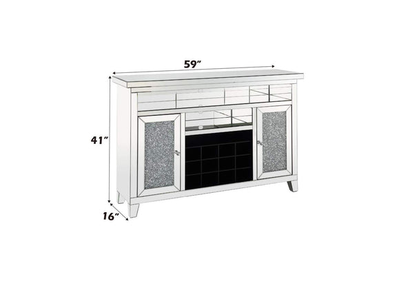 AC00526 Noralie Wine Cabinet with Led