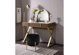AC00665 Coleen Vanity Desk with Mirror and Jewelry Tray