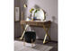AC00665 Coleen Vanity Desk with Mirror and Jewelry Tray