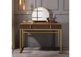 AC00670 Coleen Vanity Desk with Mirror and Jewelry Tray