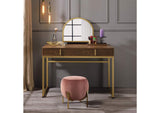AC00670 Coleen Vanity Desk with Mirror and Jewelry Tray