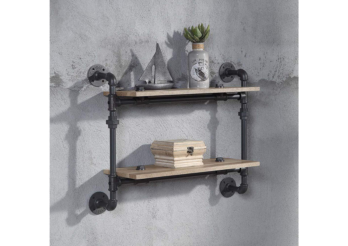 AC00735 Brantley Wall Rack with 2 Shelves