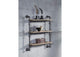 AC00736 Brantley Wall Rack with 3 Shelves