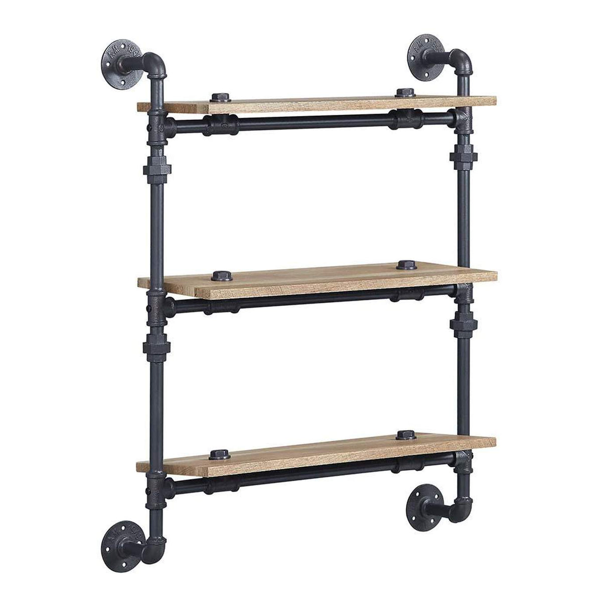 AC00736 Brantley Wall Rack with 3 Shelves