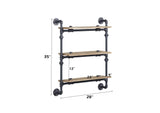 AC00736 Brantley Wall Rack with 3 Shelves