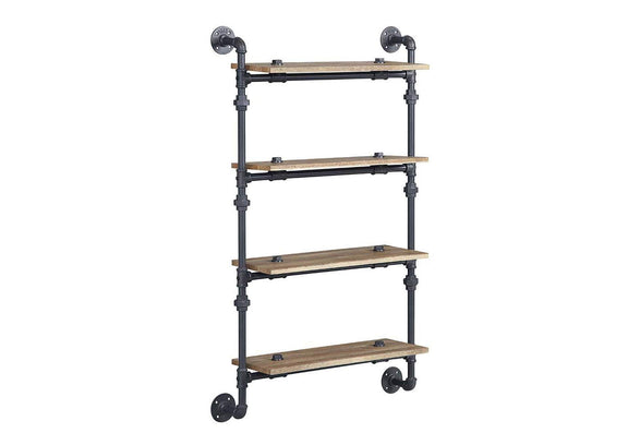 AC00737 Brantley Wall Rack with 4 Shelves