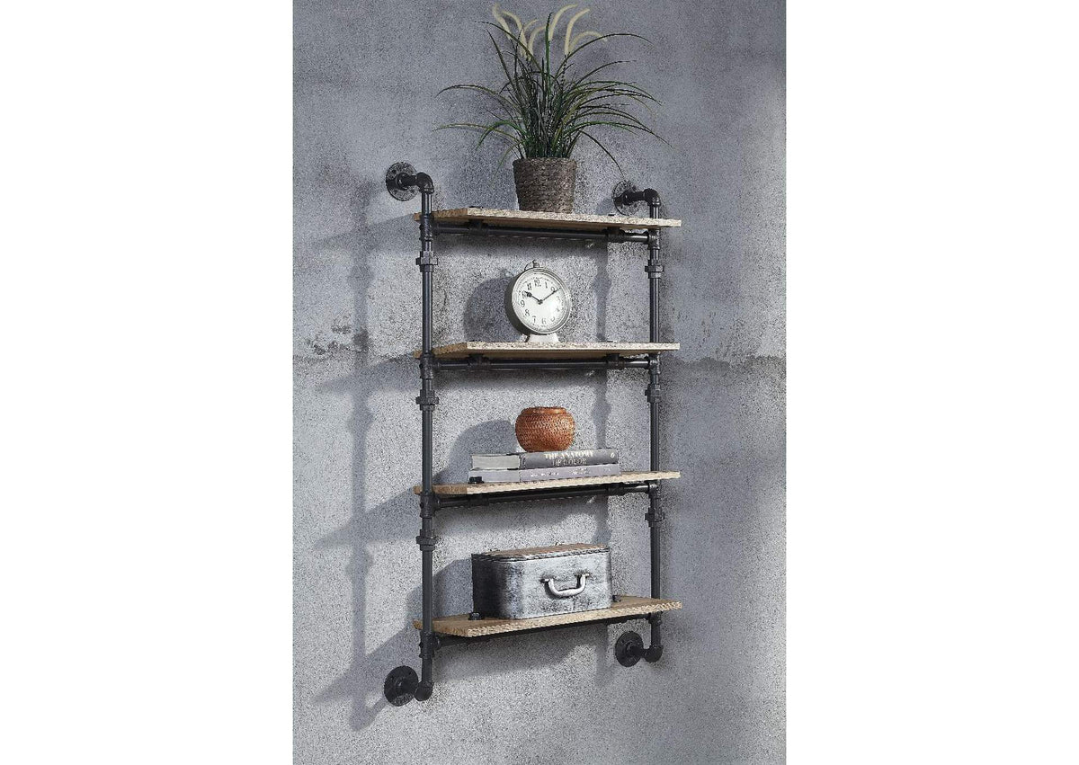 AC00737 Brantley Wall Rack with 4 Shelves