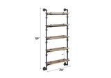 AC00738 Brantley Wall Rack with 5 Shelves
