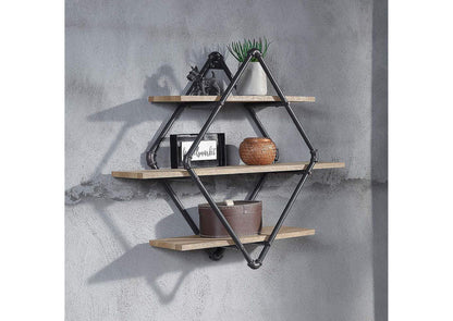 AC00739 Brantley Wall Rack with 3 Shelves