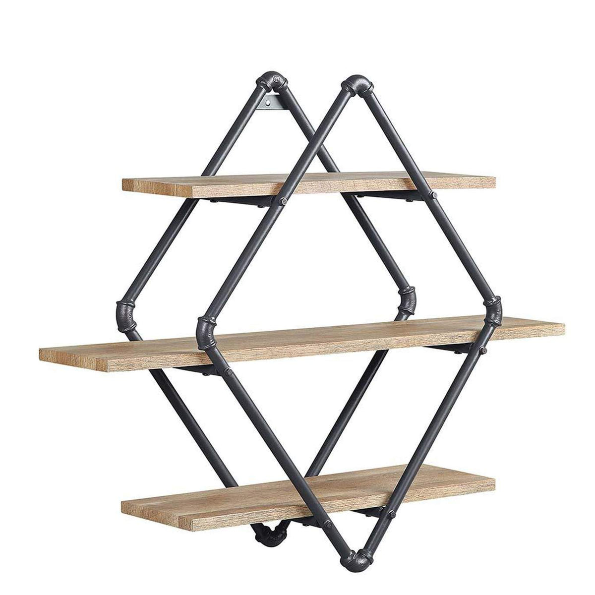 AC00739 Brantley Wall Rack with 3 Shelves