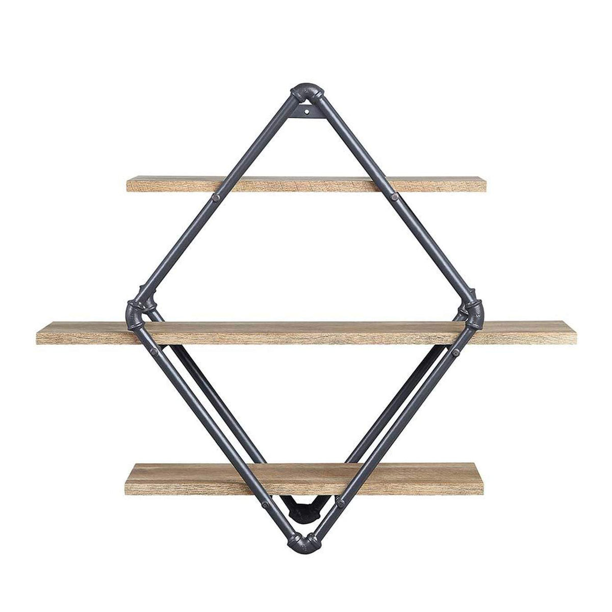 AC00739 Brantley Wall Rack with 3 Shelves