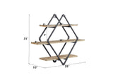 AC00739 Brantley Wall Rack with 3 Shelves