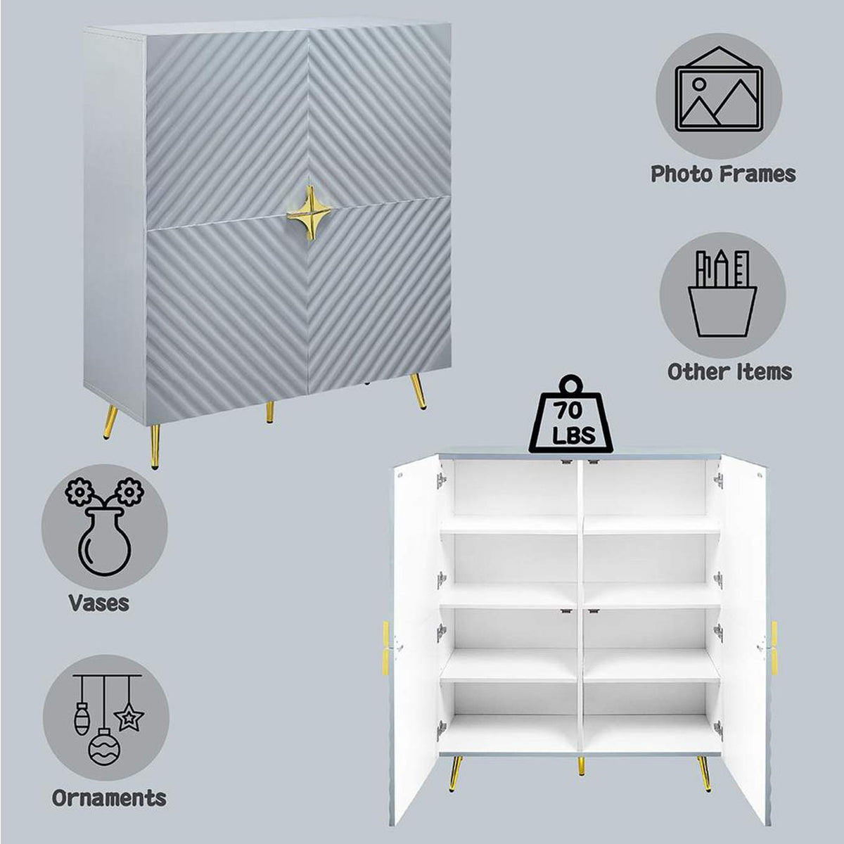 AC01032 Gaines Accent Cabinet