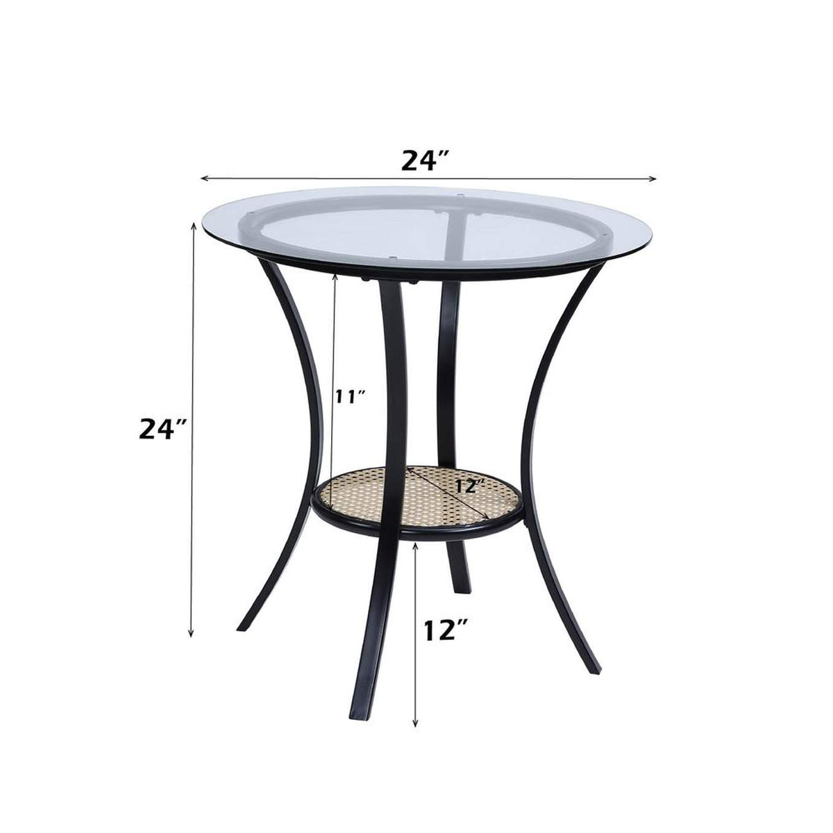 AC01169 Colson 3 Pieces S Table and Chairs Set
