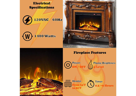 AC01309 Dresden Fireplace