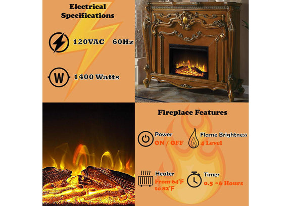 AC01344 Picardy Fireplace