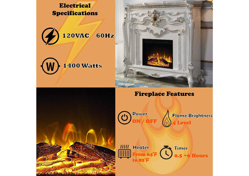 AC01345 Picardy Fireplace