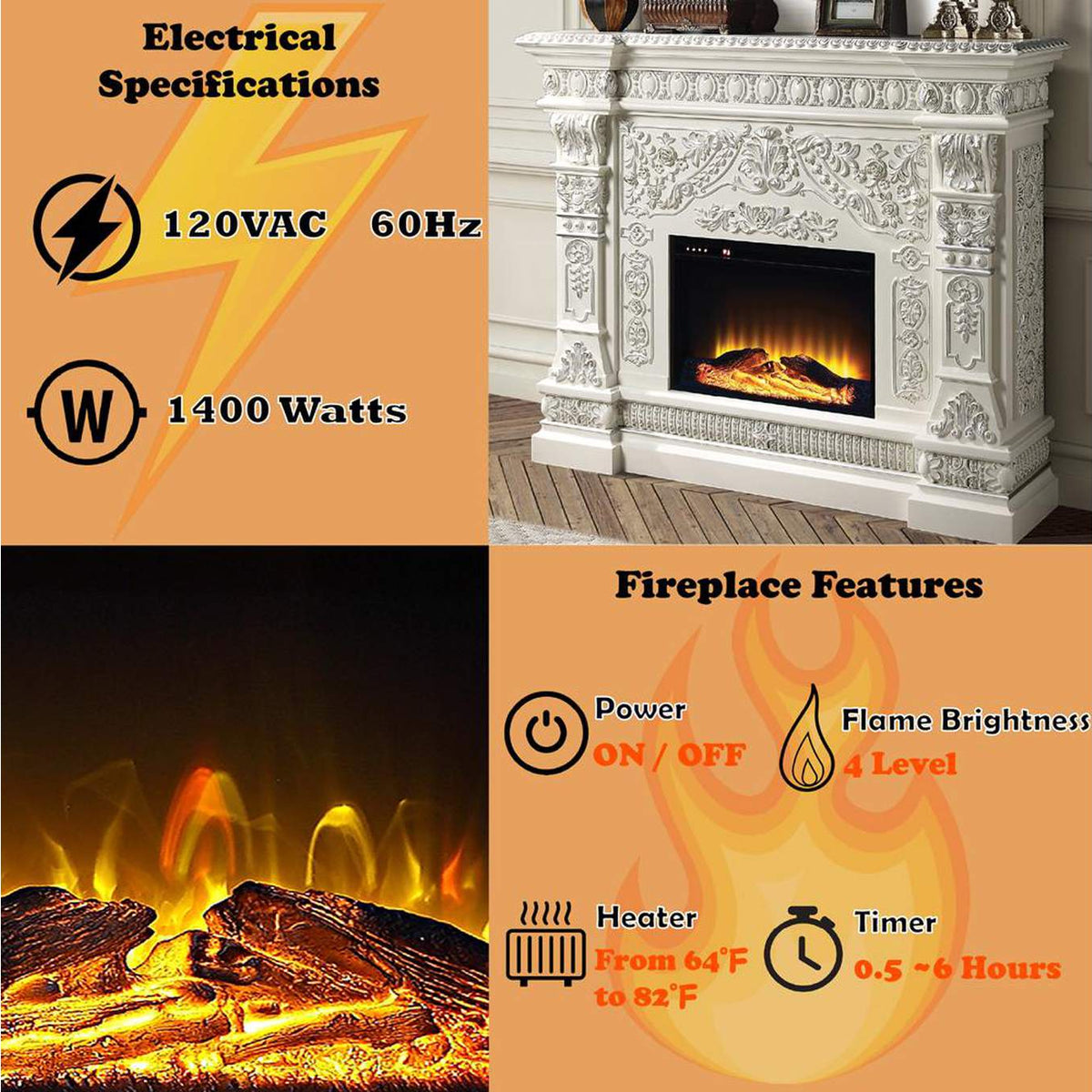 AC01617 Vanaheim Fireplace