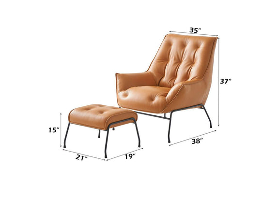 AC02379 Zusa Accent Chair and Ottoman