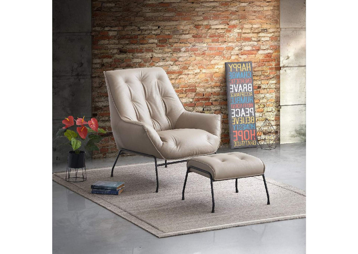 AC02381 Zusa Accent Chair and Ottoman