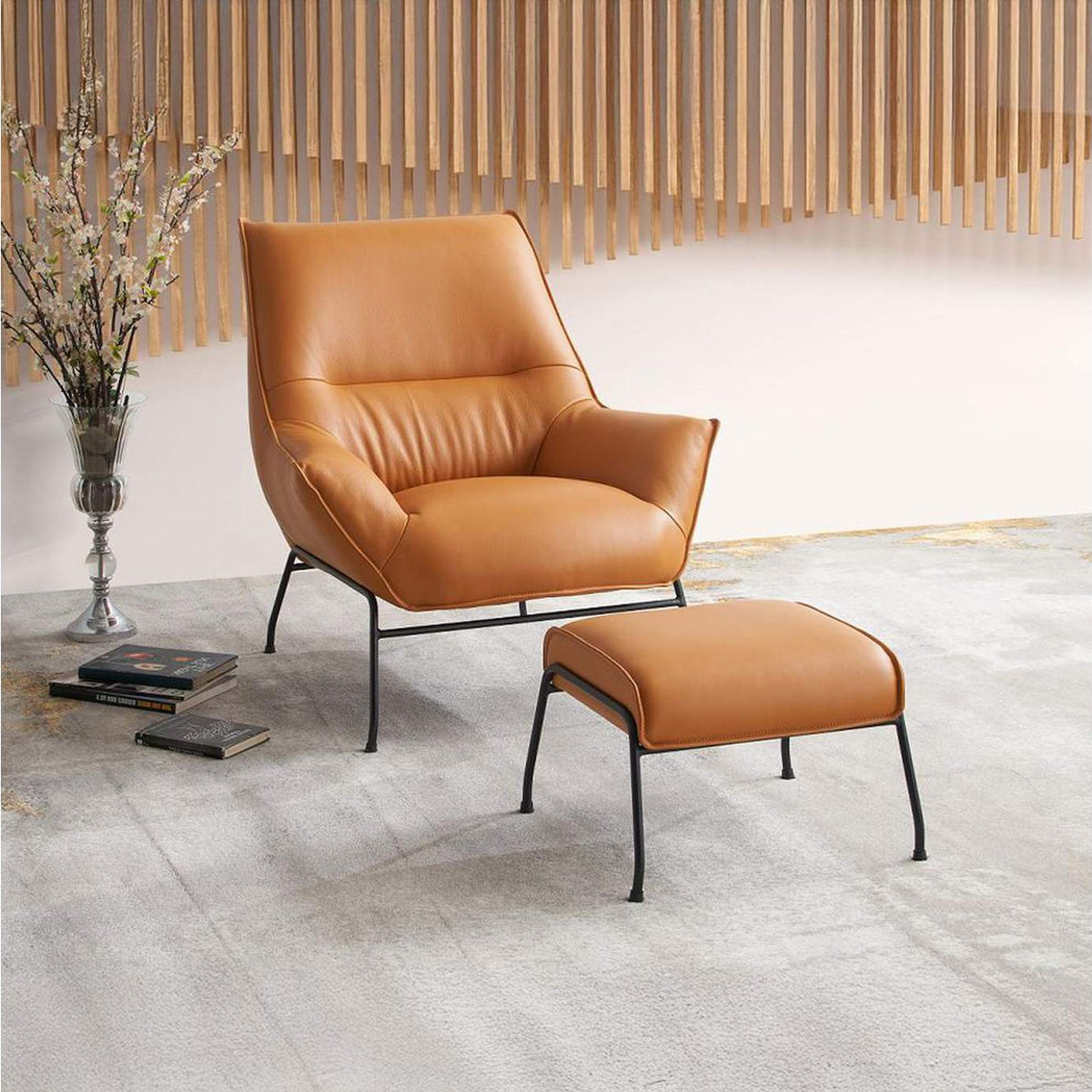 AC02383 Jabel Accent Chair and Ottoman