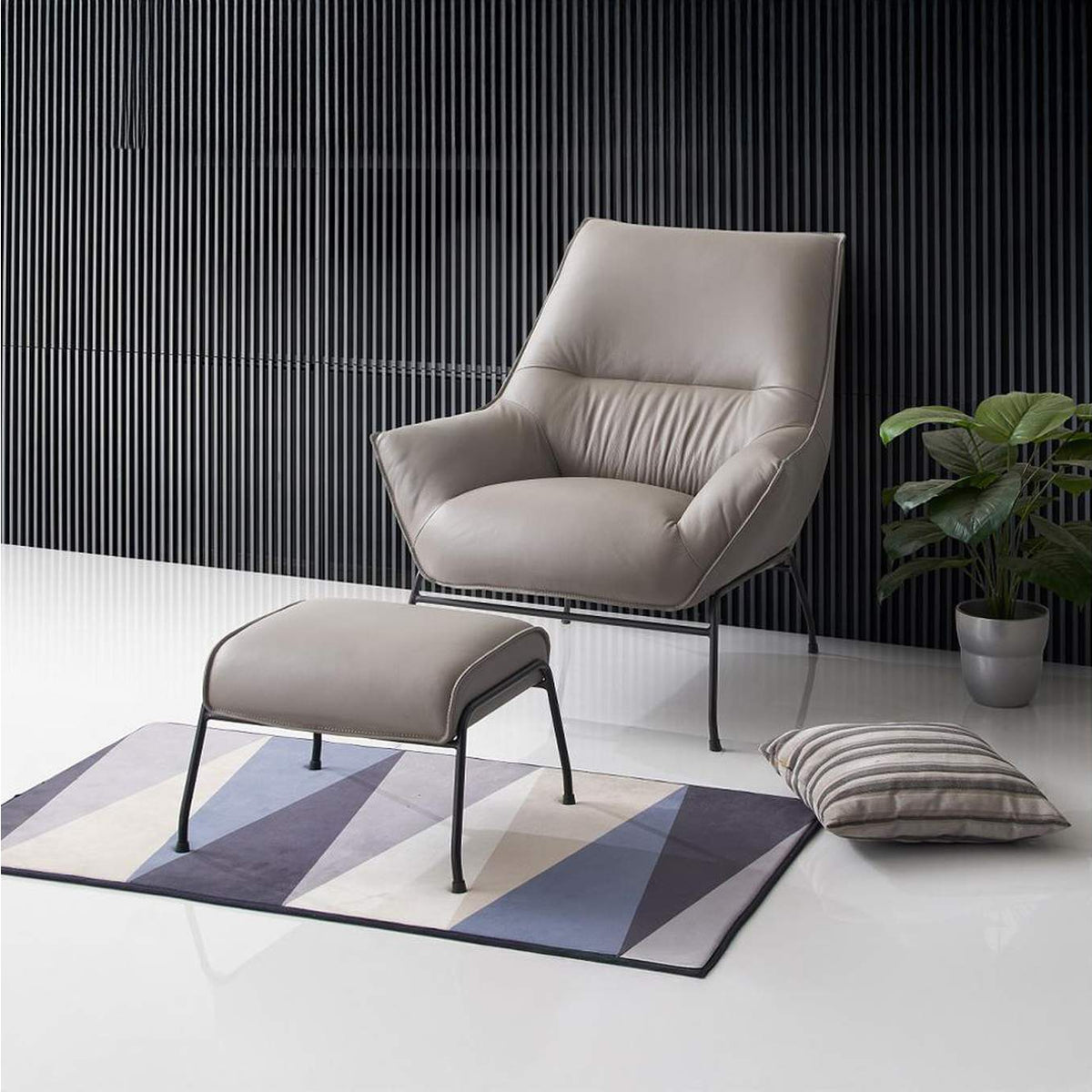 AC02385 Jabel Accent Chair and Ottoman
