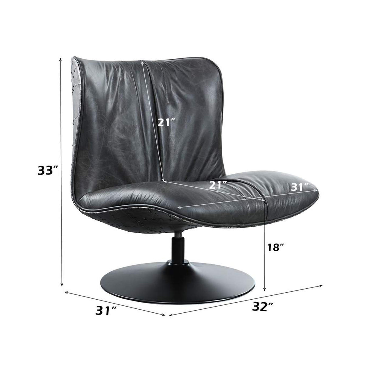 AC02581 Piotr Accent Chair with Swivel