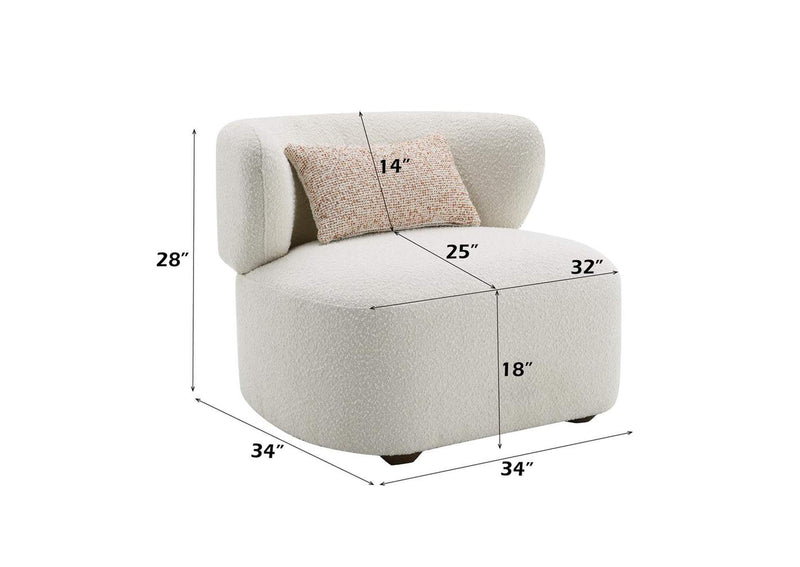 AC02589 Darius Accent Chair with Pillow