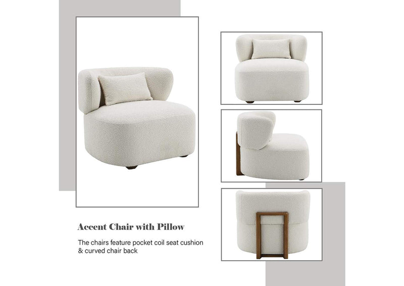 AC02589 Darius Accent Chair with Pillow