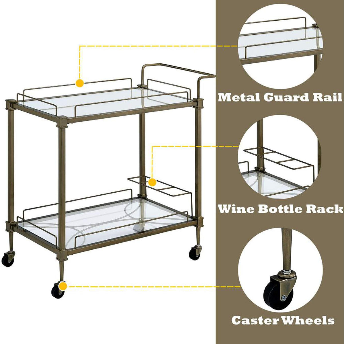 AC02597 Aditya Serving Cart