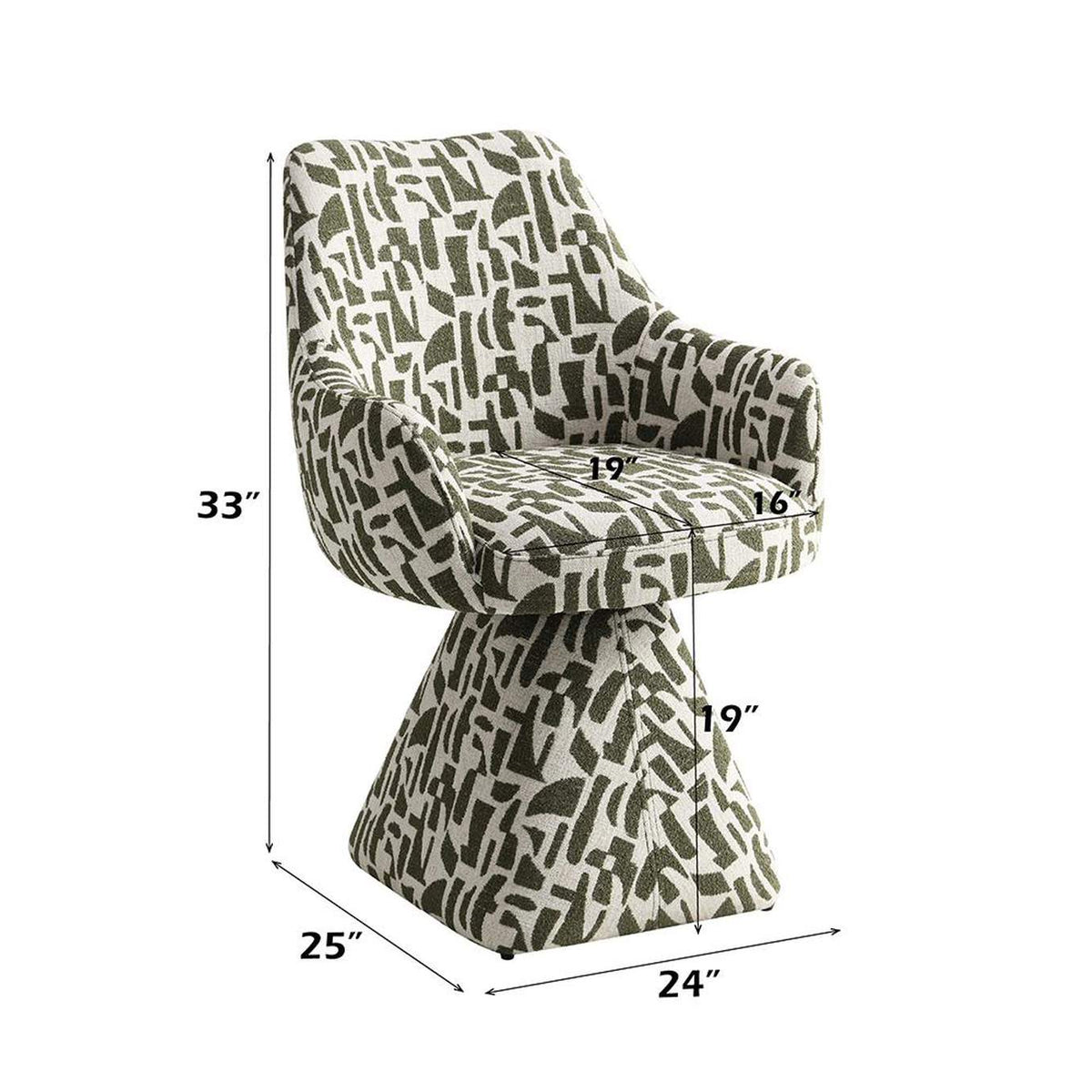AC02677A Priel Accent Chair with Swivel