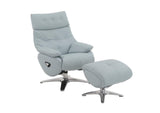 AC02990 Janella Motion Accent Chair with Swivel and Ottoman