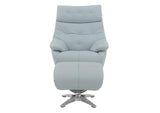 AC02990 Janella Motion Accent Chair with Swivel and Ottoman