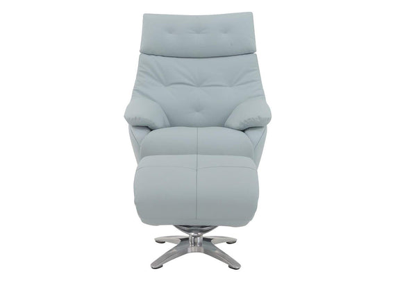 AC02990 Janella Motion Accent Chair with Swivel and Ottoman