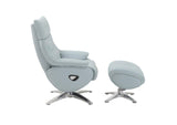 AC02990 Janella Motion Accent Chair with Swivel and Ottoman