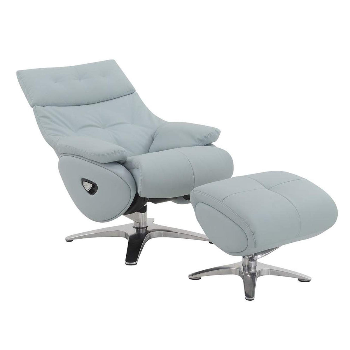AC02990 Janella Motion Accent Chair with Swivel and Ottoman