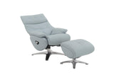 AC02990 Janella Motion Accent Chair with Swivel and Ottoman