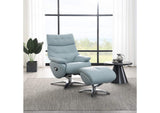 AC02990 Janella Motion Accent Chair with Swivel and Ottoman