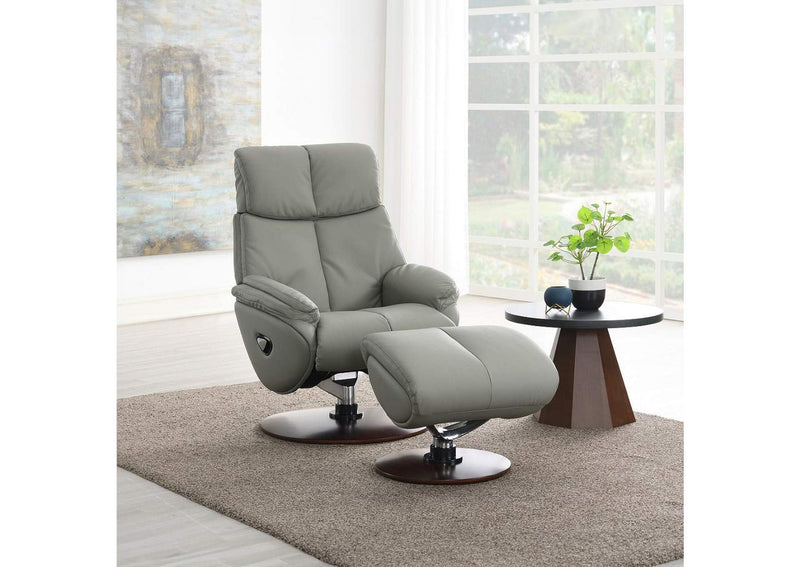 AC02991 Kandoro Motion Accent Chair with Swivel and Ottoman