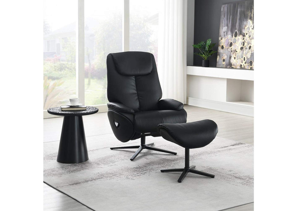 AC02992 Labonita Motion Accent Chair with Swivel and Ottoman