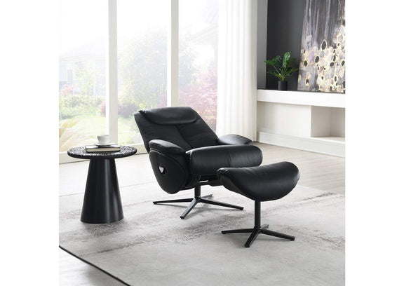AC02992 Labonita Motion Accent Chair with Swivel and Ottoman