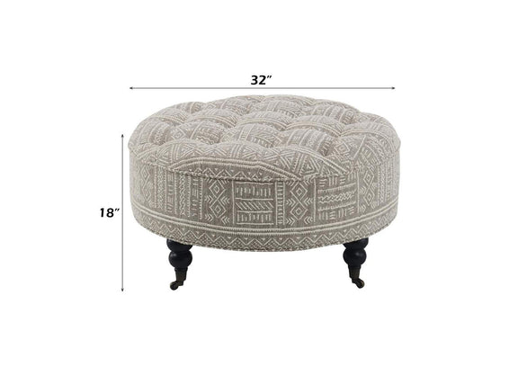 AC03000 Upendo Ottoman with Caster