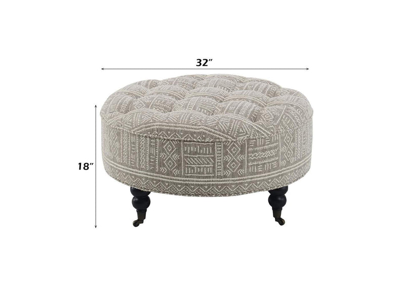 AC03000 Upendo Ottoman with Caster