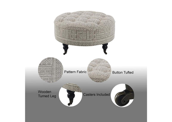 AC03000 Upendo Ottoman with Caster