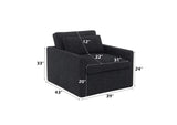 AC03143 Frederick Swivel Chair with Pillow