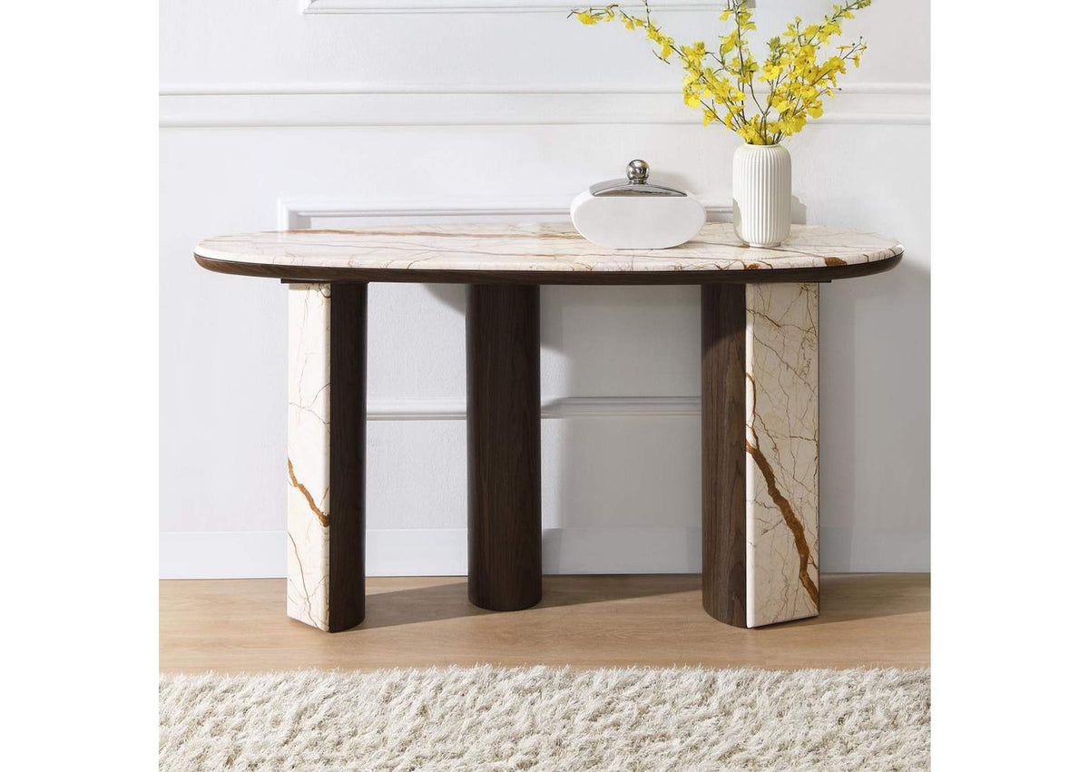 AC04567 Haidar Console Table with Marble Top