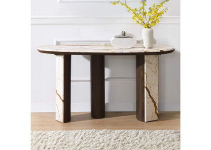 AC04567 Haidar Console Table with Marble Top