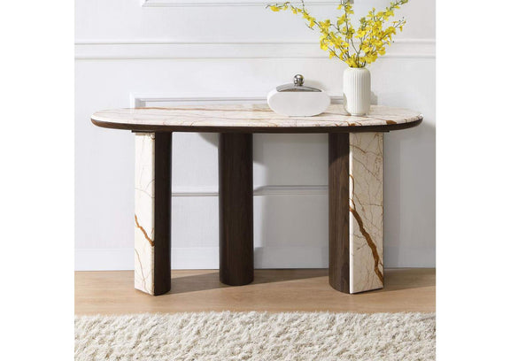 AC04567 Haidar Console Table with Marble Top